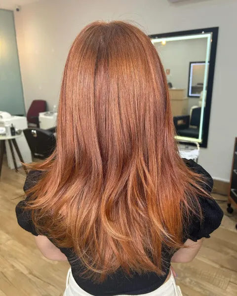 Coloração ruiva no Amor In Beauty em Águas Claras